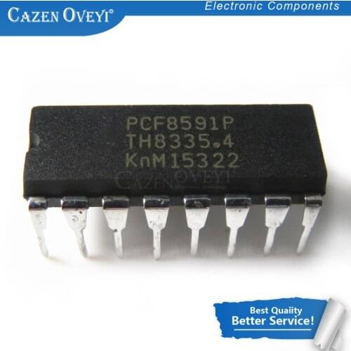 1pcs/lot PCF8591 PCF8591P DIP-16 In Stock