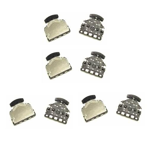10Pcs Sample Small Head Horizontal Micro Seesaw and Lever Leave Thumbwheel Switch With Center Push