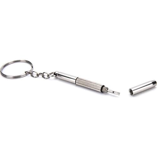 10pcs Mini 3 in1 Eyeglass Sunglasses Watch Repair Screwdriver Kit Tool Keychain