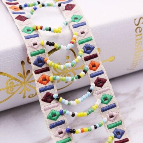 10 yards Artificial Colorfull Balls Lace Ribbon High Quality Dressing Accessories Design DIY Apparel Sewing & Fabric