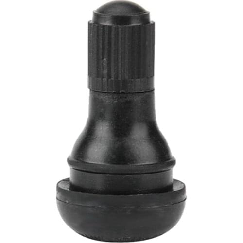 100Pcs Rubber Tire Valve Cap Car Truck Tubeless Tyre Valve Stem Cover Zinc Alloy Rubber Tire Stem Caps