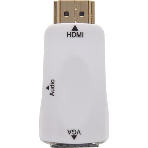 1080P HDMI Male to VGA Female Adapter Video Converter with Audio Output