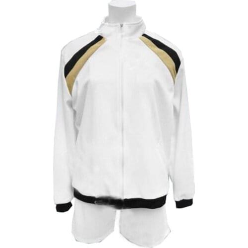 2017 Anime Haikyuu!! Hakuto Kotarou Unisex Long Sleeve Uniforms Cosplay Jersey Coat Costume New Overcoat+Pant+Top