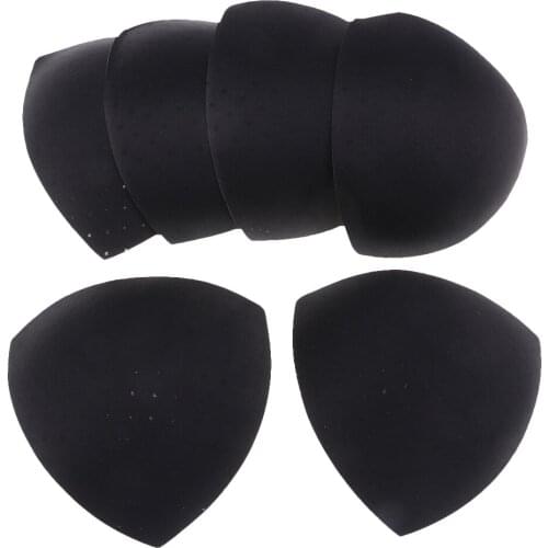 3 Pairs Of Replacement Triangular Insertion Pads In Terry Bath Swimsuit