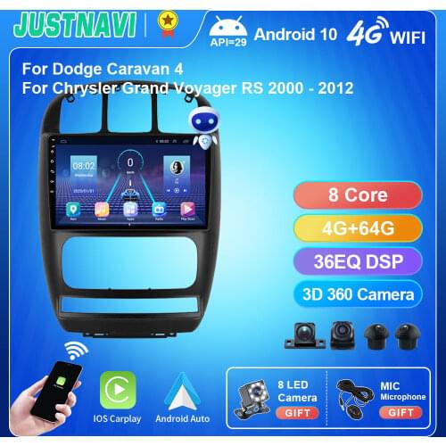 10 inch For Dodge Caravan 4 For Chrysler Voyager Town Country RS 2000 - 2007 Multimedia Player Navigation 2 din Car Radio No dvd