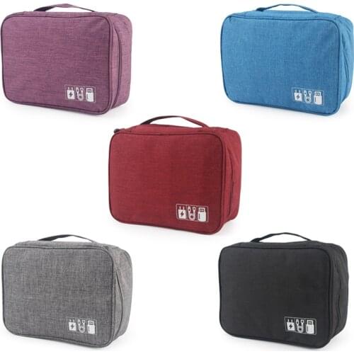Travel Digital Cable Storage Bag Earphones Mobile Power Organizer Bag Waterproof Electronics Accessories Case Storage Bag Travel