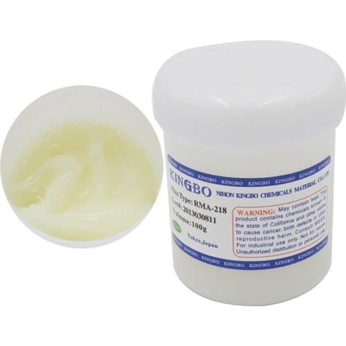 Kingbo RMA-218 bga Solder Flux Paste Solder 100g for SMT Reballing 218/100g