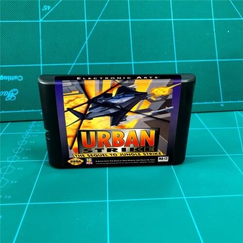 Urban Strike - 16 bit MD Games Cartridge For MegaDrive Genesis console