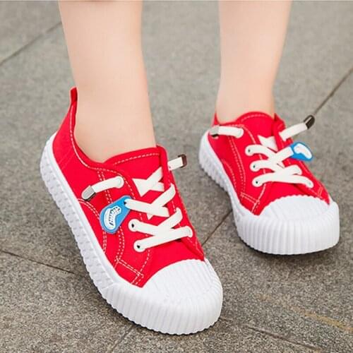 Canvas Childrens Shoes Cartoon Childrens Sneakers Rainbow Casual Shoes for Girls Comfortable Kids Flats 2021
