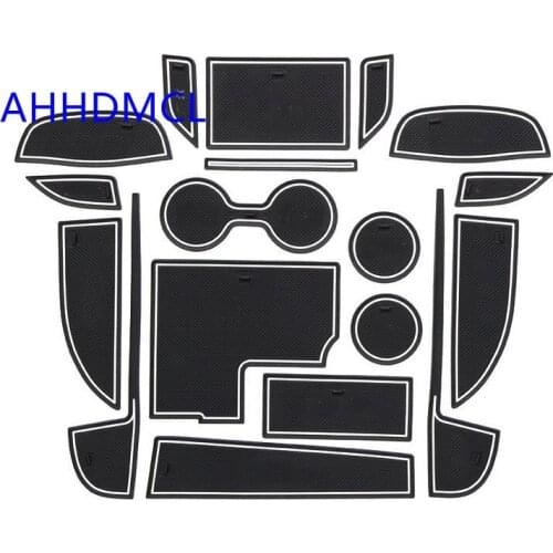 Car Door Gate Slot Mats Cup Armrest Storage Pad Mat For Mazda CX-5 2017 2018 2019 2020