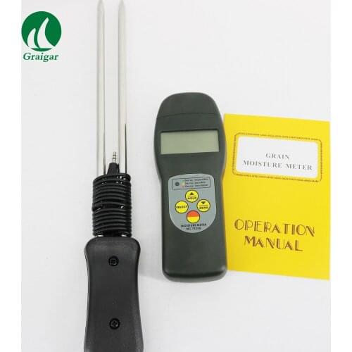 Portable Digital Grain Moisture Meter MC-7825G Able to Measure Grains up to 22 Species