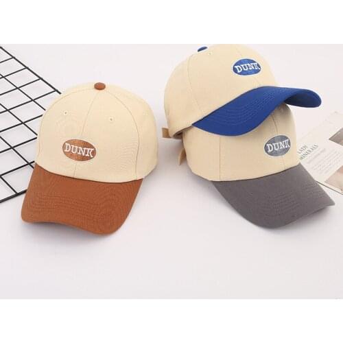 New Dunk Embroidery Baseball Cap for Women and Men Stitching Hat Cotton Soft Top Caps Casual Snapback Hats Summer Sun Cap Unisex