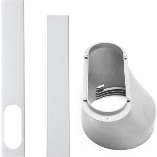 Window Adaptor For Portable Air Conditioner Or 2Pcs Adjustable Window Sealing Plate Window Slide Kit Plate