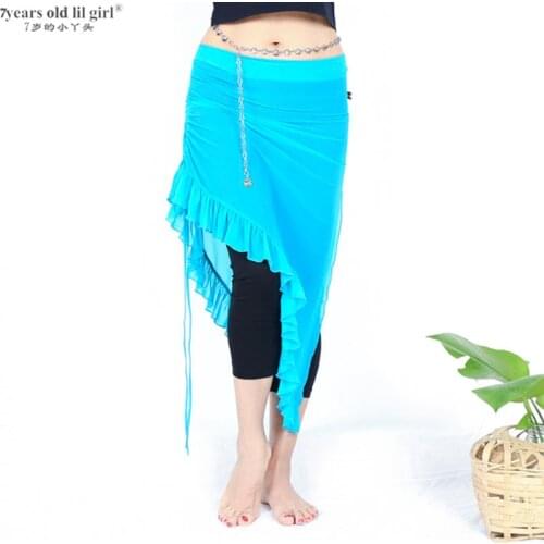 7years Old Lil Girl 2021Belly Dance Belt Hip Scarf Mesh Gothic Tribal Over BFF101