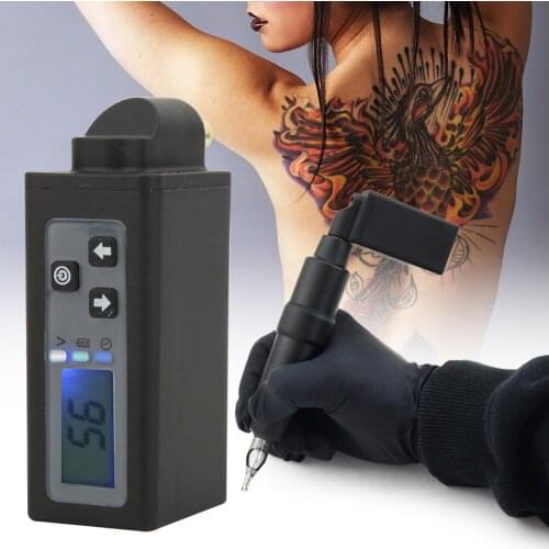 Professional Wireless LED Screen Display Power Bank Tattoo Supplie Portable Mobile Battery 2000mAh Tattoo Pen Machine DC Adapter