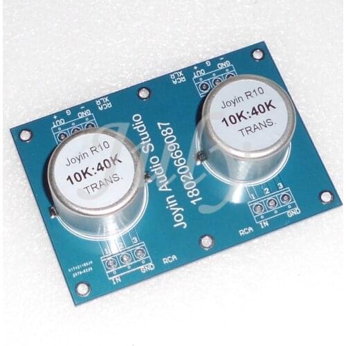 R10 front stage input 10K: 40K permalloy audio transformer, high impedance matching conversion isolation cow, 25Hz-55KHz-0.3DB