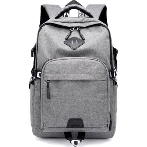 Couple Backpack New USB Rechargeable Laptop Backpack Leisure Travel Bag for Boys and Girls Mens Bookbag Kipling Original