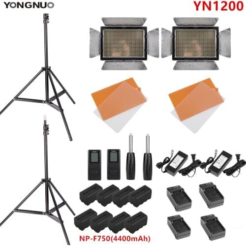 Yongnuo YN1200 Pro Makeup LED Video Light 3200K-5500K Adjustable Color Temprature for Canon Nikon Pentax SLR Camera Camcorders