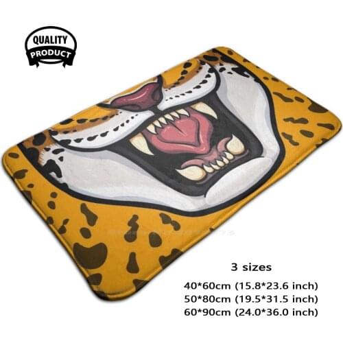 King Comfortable Door Mat Rug Carpet Foot Pad King Fuzzy Cat Meow Fgc Fighting Games Tekken King Of Iron Fist Teeth Lion