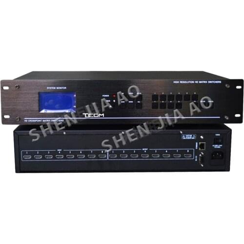 Ultra HD 4K engineering hdmi matrix 4 in 8 out HDMI audio and video matrix Support Blu-ray DVD/ 3D / HDCP / 1080P video Supplies