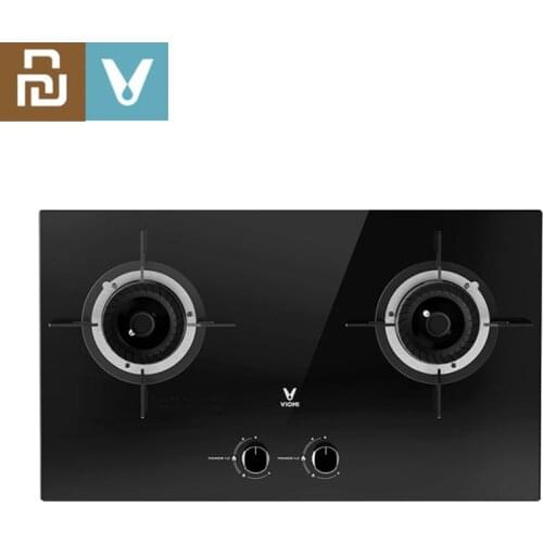 Youpin Viomi Smart Natural&Liquefied Gas Stoves Power 4.0 Detector Kitchen Double Fire Stove for Mi Smart Hom