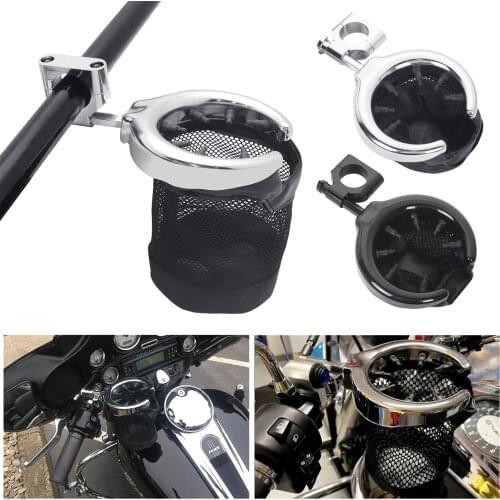 Universal Motorcycle water Drink Cup Holder For 22MM/25MM/35MM Handlebar Honda Yamaha BMW Kawasaki