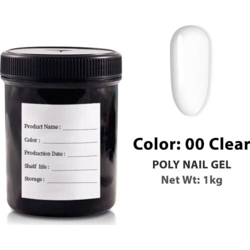 Yinikiz 1KG colors Acrylic Poly Extension Nail Gel Fast UV Gel Nail Art Manicure Nail Gel Polish Varnish