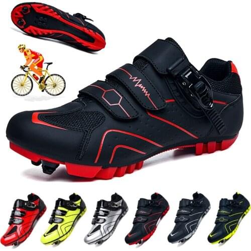 MTB Cycling Shoes Men Outdoor Sports sapatilha ciclismo Road Flat Cleat Mountain Bike Sneakers Speed Racing Women Bicycle Shoes