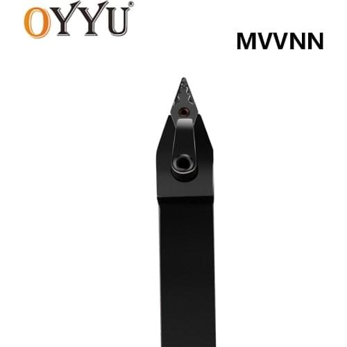 OYYU 72.5° MVVNN Turning Toolholder MVVNN2020K16 MVVNN1616K16 MVVNN2525M16 Carbide Inserts Lathe Tool Holder CNC Bar Cutter