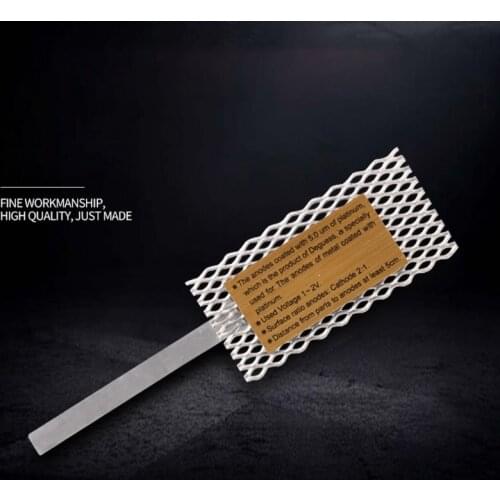 Platinized Titanium Anode Rhodium Jewelry Plating Plater Tools Mesh With Handle