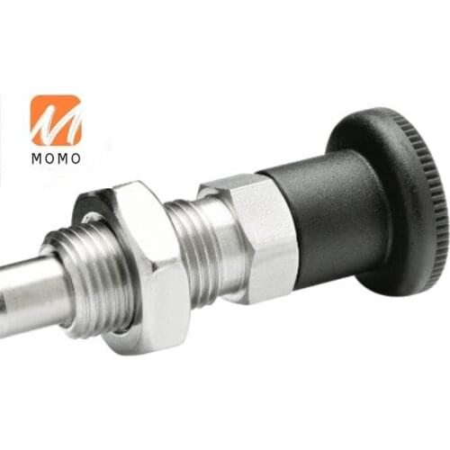 Stainless steel spring loaded indexing retractable plunger