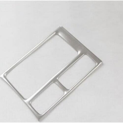 Tonlinker 2 PCS DIY Car styling New ABS Chrome Model Interior car horn circle case Stickers for Ford KUGA Escape 2013 2014