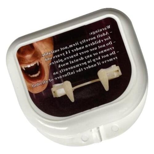 Halloween Decoration Vampire Teeth Fangs Bloody Retractable Teeth Blood Garland Banner Horror Vampire Party Event DIY Decor