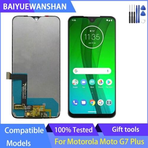 For Motorola MOTO G7 Plus LCD Display Touch Screen Assembly Replacement Display 100% Tested