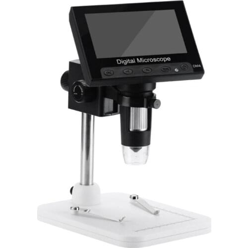 1000X Digital Microscope Camera Video 720p with 4.3\" LCD Screen & Holder & 8 Led 203C