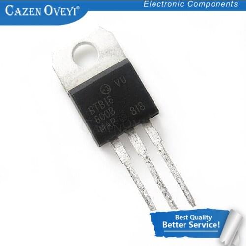 10pcs/lot BTB16-600B TO-220 BTB16-600 BTB16-600 In Stock
