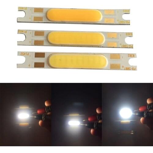 12PCS/LOT diy 50*7mm promation DC9V 5W cob led warm 3000K/4000K/6000-6500K