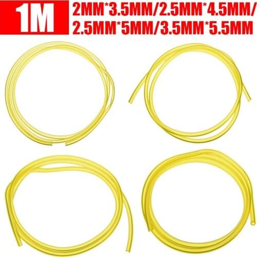 1metre Fuel Pipe Tubing Petrol Line 4 Sizes Oil Hose Motorcycle Fuel Gas Line Hose Tube for Trimmer Chainsaw Blower Tools