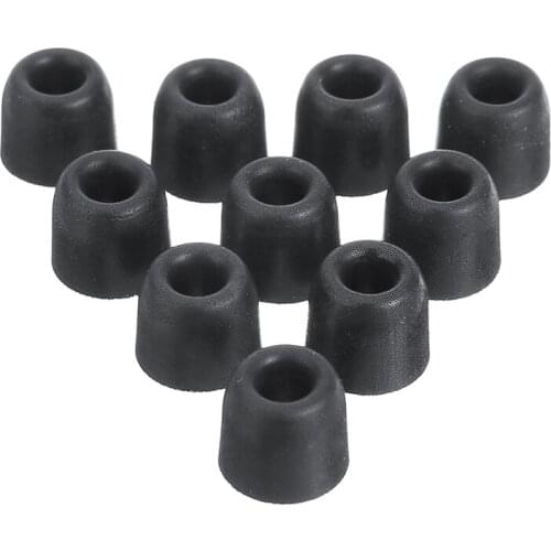 5Pair/10pcs 4.5mm Medium Size Noise Isolating Memory Foam Ear Tip For In-ear Earphone Earbuds