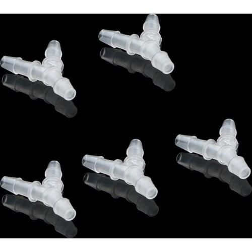 5pc 1/8Inch DC Micro Self-priming Mute Peristaltic Liquid PumpTubeConnector for fish tank Profession traight tube/ Y-shaped