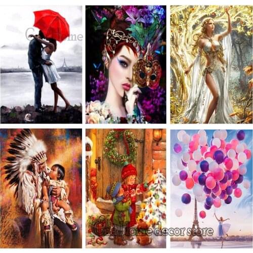 5D DIY diamond painting Scenery Full square/round Embroidery Pattern 3D Cross stitch kits mosaic wall stickers