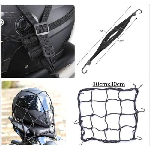 Motorcycle accessories mesh hook storage luggage cargo helmet net for SUZUKI GSF650 BANDIT GSX1250 F SA ABS GSX1400 GSX650F