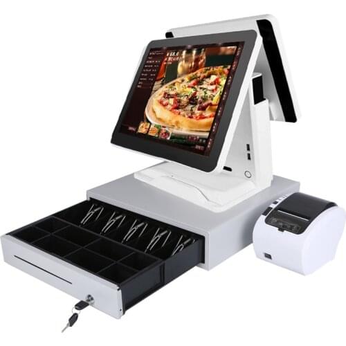 Cheap 15 inch touch screen cashier register POS All In One Point Of Sale tablet pos system for supermarket