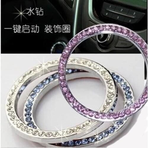 Car ignition key ring decorative cover for Mercedes W203 W211 W204 W210 W124 GLA Lexus IS250 RX300 RX350 RX NX For Cadillac SRX