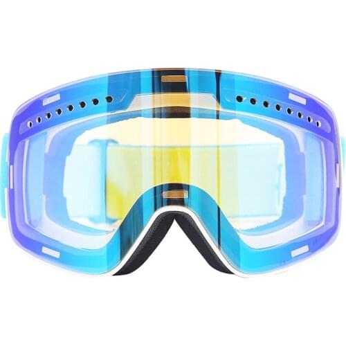 Magnetic Ski Goggles Winter Snow Sports Snowboard Goggles Anti-fog UV Protection Snowmobile Spherical Skiing Eyewear Mask