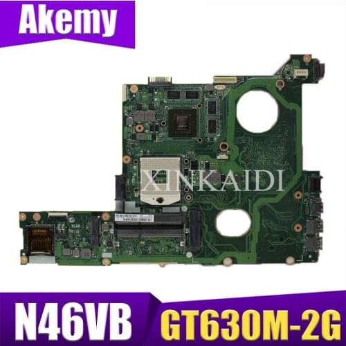 XinKaidi N46VB GT740M 2 GB N46VJ laptop motherboard mainboard For ASUS N46V N46VM N46VZ N46VB 60NB0100-MB2 (020) 100% Testad