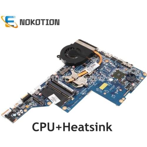 NOKOTION 592809-001 For HP G62 CQ62 CQ42 G42 G62-229NR G62-340US G62-435DX Laptop Motherboard DA0AX2MB6E1 Socket S1 CPU+Heatsink