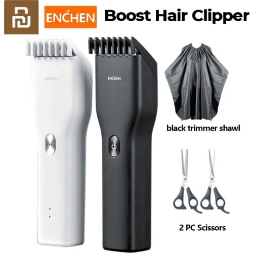 Original Xiaomi Youpin Hair Clipper ENCHEN Boost Powerful Hair Clipper Professional Hair Clipper Men Electric Cutting Machine