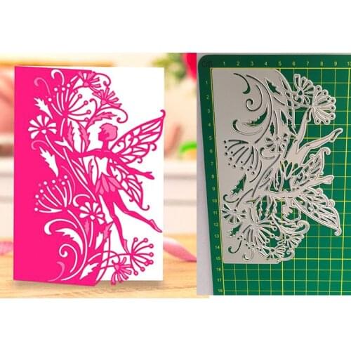 Cutting Dies Fairy Flowers Lace DIY Mold Paper Metal Craft Dies for Card Making Cut Dies 2021 Embossing New Molds