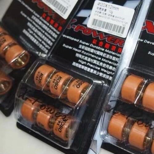 Variator rollers 20*12 SMAX155 FORCE155 NMAX155 NVX155 BWS125 racing transmission variator parts